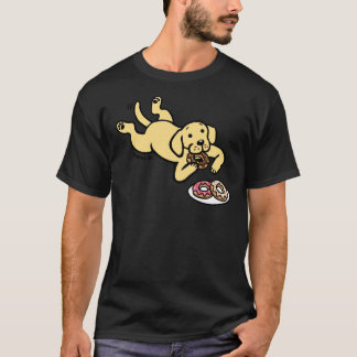 Yellow Labrador And Donuts T-Shirt
