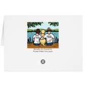 Yellow Labrador and Mom and Dad Cards (Back Horizontal)