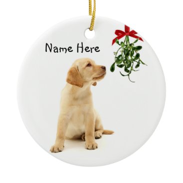 Yellow Labrador Christmas Ornament