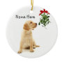 Yellow Labrador Christmas Ornament