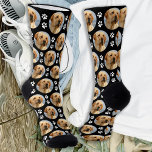 Yellow Labrador Custom Photo Paw Prints Dog Lover Socks<br><div class="desc">Say you love your Labrador, without saying you love your Labrador!! Surprise your favorite labrador lover whether it's a birthday, Mothers Day, , Fathers day or Christmas with these super cute pet photo all over print socks. This novelty dog photo socks are perfect for Labrador Dad's and Mom's, wonderful gift...</div>