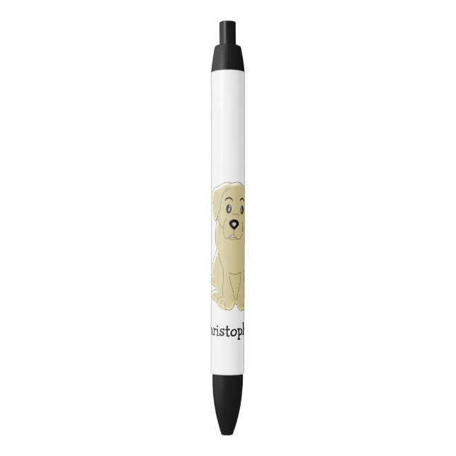 Yellow Labrador Design Pen (Front Vertical)