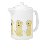 Yellow Labrador Dog Design Teapot