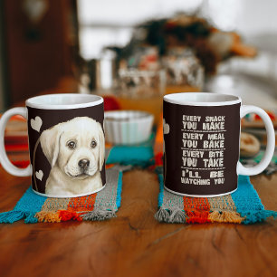 Yellow Labrador Dog Every Snack You Make Coffee Mug
