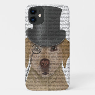 Yellow Labrador, Formal Hound and Hat iPhone 11 Case