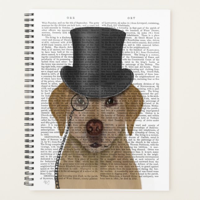 Yellow Labrador, Formal Hound and Hat Planner (Front)