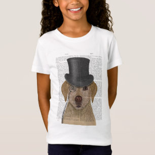 Yellow Labrador, Formal Hound and Hat T-Shirt
