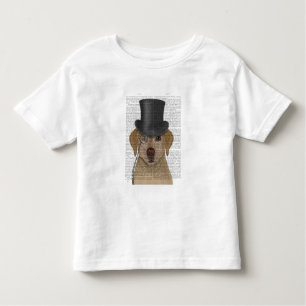 Yellow Labrador, Formal Hound and Hat Toddler T-shirt