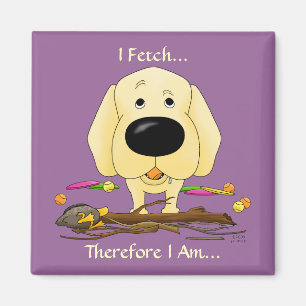 Yellow Labrador (Labs) -I Fetch...Magnet Magnet