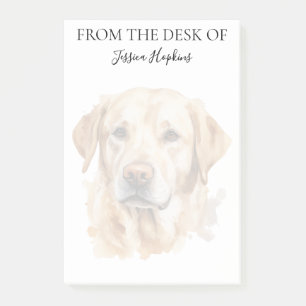Yellow Labrador Lover Post-It Notes