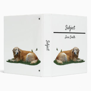 Yellow Labrador Mixed Breed Dog Binder