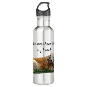 Yellow Labrador Mixed Breed Dog Water Bottle