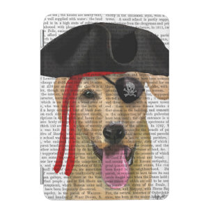 Yellow Labrador Pirate 2 iPad Mini Cover