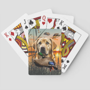 Yellow Labrador Playing Cards, Labrador Poker Cards