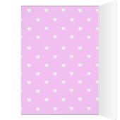 Yellow Labrador Puppy Cartoon Hearts (Inside (Left))