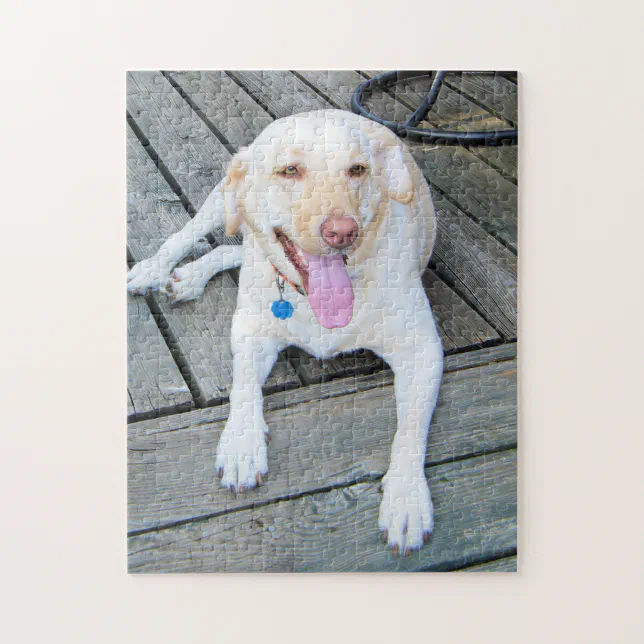 Yellow Labrador Puzzle Zazzle