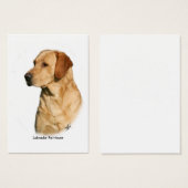 Yellow Labrador Retriever (Front & Back)