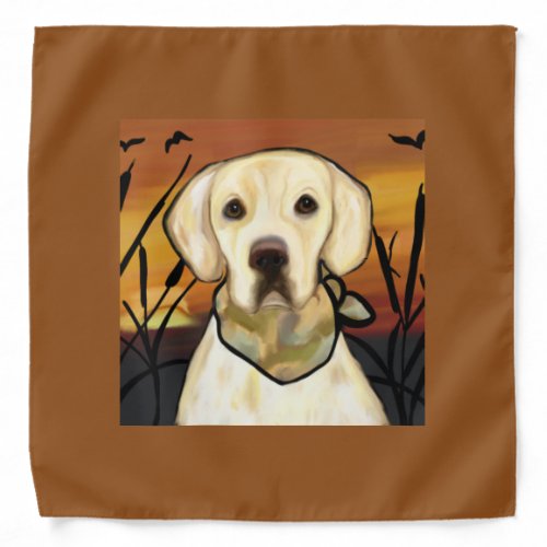 YELLOW LABRADOR RETRIEVER BANDANA