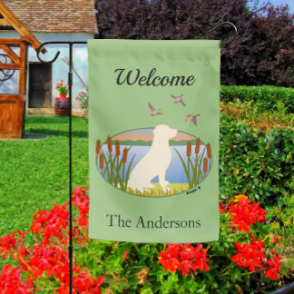 Yellow Labrador Retriever Bird Dog Garden Flag