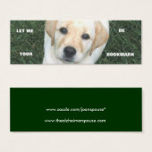 Yellow Labrador Retriever Bookmark (Front & Back)