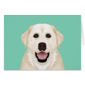 yellow labrador retriever cartoon (Front Horizontal)