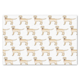 Yellow Labrador Retriever Cartoon Dog Pattern Tissue Paper