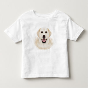 yellow labrador retriever cartoon toddler t-shirt