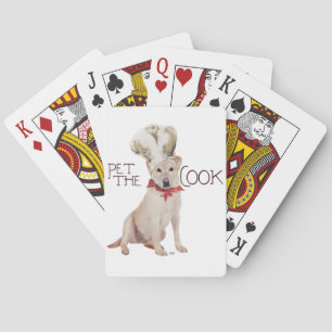 Yellow Labrador Retriever Chef Poker Cards