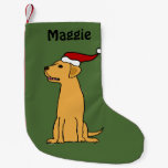 Yellow Labrador Retriever Christmas Stocking
