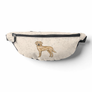 Yellow Labrador Retriever Cute Cartoon Lab Dog Fanny Pack