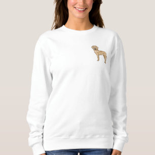 Yellow Labrador Retriever Cute Lab Dog Design Sweatshirt