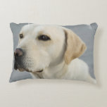 Yellow Labrador Retriever Decorative Pillow