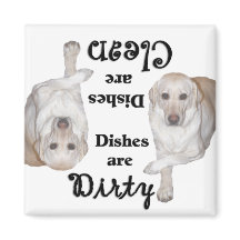 Yellow Labrador Retriever Dishwasher Magnet
