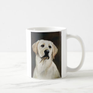 Yellow Labrador Retriever Dog Art Mug