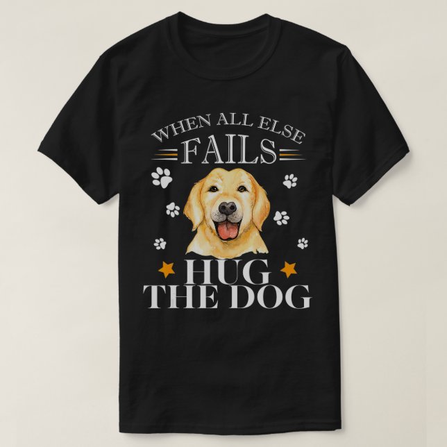 Yellow Labrador Retriever Dog Gift Love Dogs Labs  T-Shirt (Design Front)