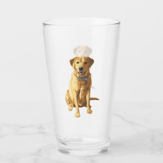 Yellow Labrador Retriever Dog Glass