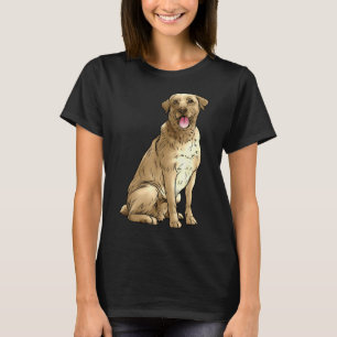 Yellow Labrador Retriever Dog Golden Lab Yellow La T-Shirt