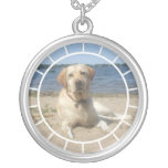 Yellow Labrador Retriever Dog Necklace