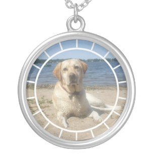 Yellow Labrador Retriever Dog Necklace