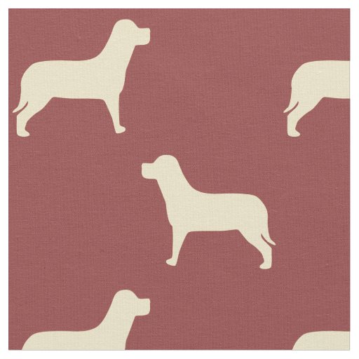 Yellow Labrador Retriever Dog Pattern Fabric