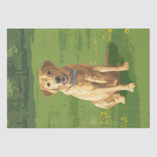 Yellow Labrador Retriever Dog Tissue Paper