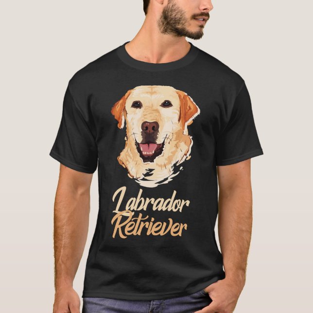 Yellow Labrador Retriever! Especially For Labrador T-Shirt (Front)