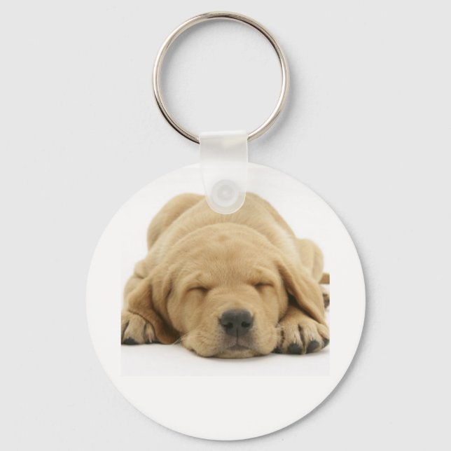 Yellow Labrador Retriever Keychain (Front)