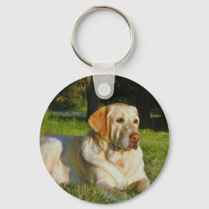 Yellow Labrador Retriever Keychain