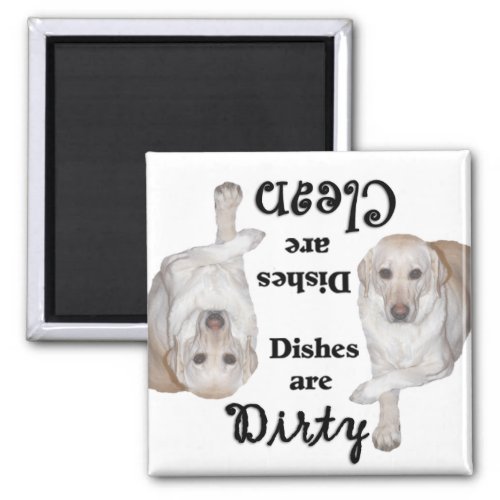 Yellow Labrador Retriever Lovers Dishwasher Magnet