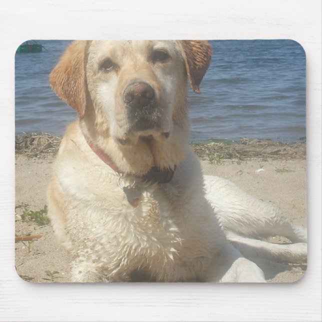 Yellow Labrador Retriever Mouse Pad (Front)