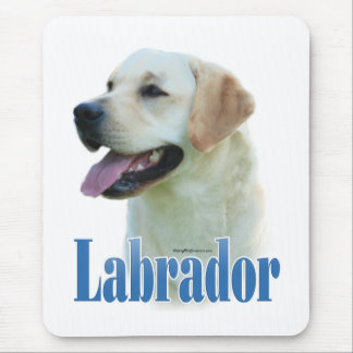 Yellow Labrador Retriever Name Mouse Pad