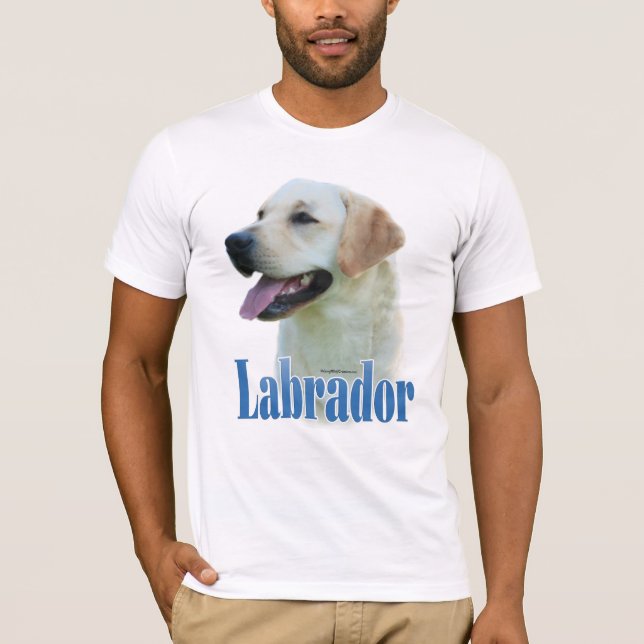 Yellow Labrador Retriever Name T-Shirt (Front)