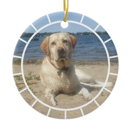 Yellow Labrador Retriever Ornament