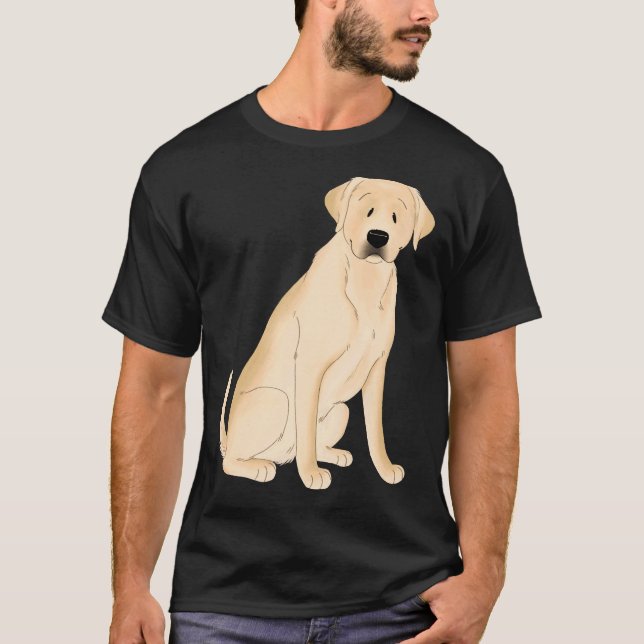 Yellow Labrador Retriever T-Shirt (Front)